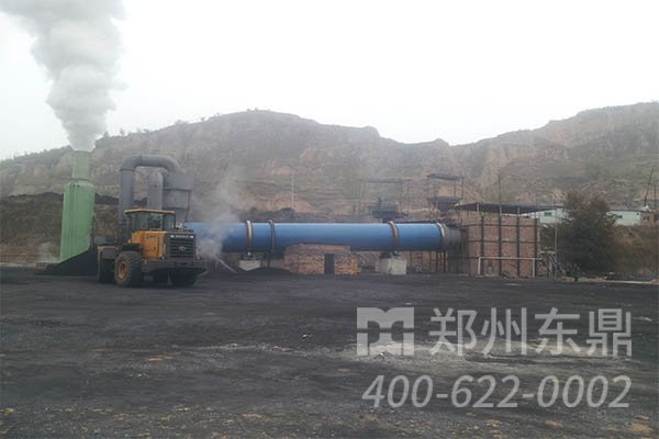 陜西寶雞1000噸煤泥烘干機項目投產運行